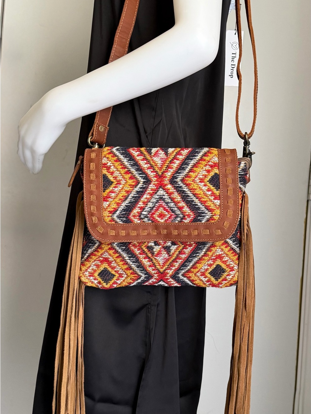 Myra Bag Olive Cubes Small Crossbody
Bag